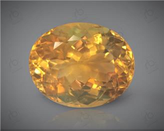 Yellow Citrine Natural Certified  9.48CTS-8524